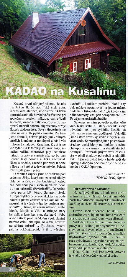 Kusalíno - TOM KADAO - časopis TOMÍK 10-2018