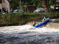 Moravice - zamykání řeky