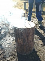 Výprava nováčků a mladších na srub