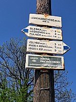 Značení - obnova modré L.Albrechtice - Včelí Hrad
